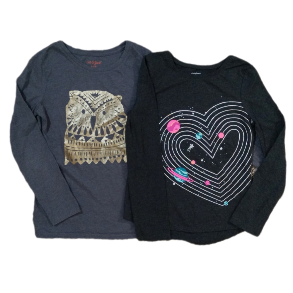 Girls long sleeve tee bundle
